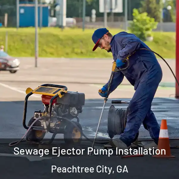  Sewage Ejector Pump Installation Peachtree City, GA